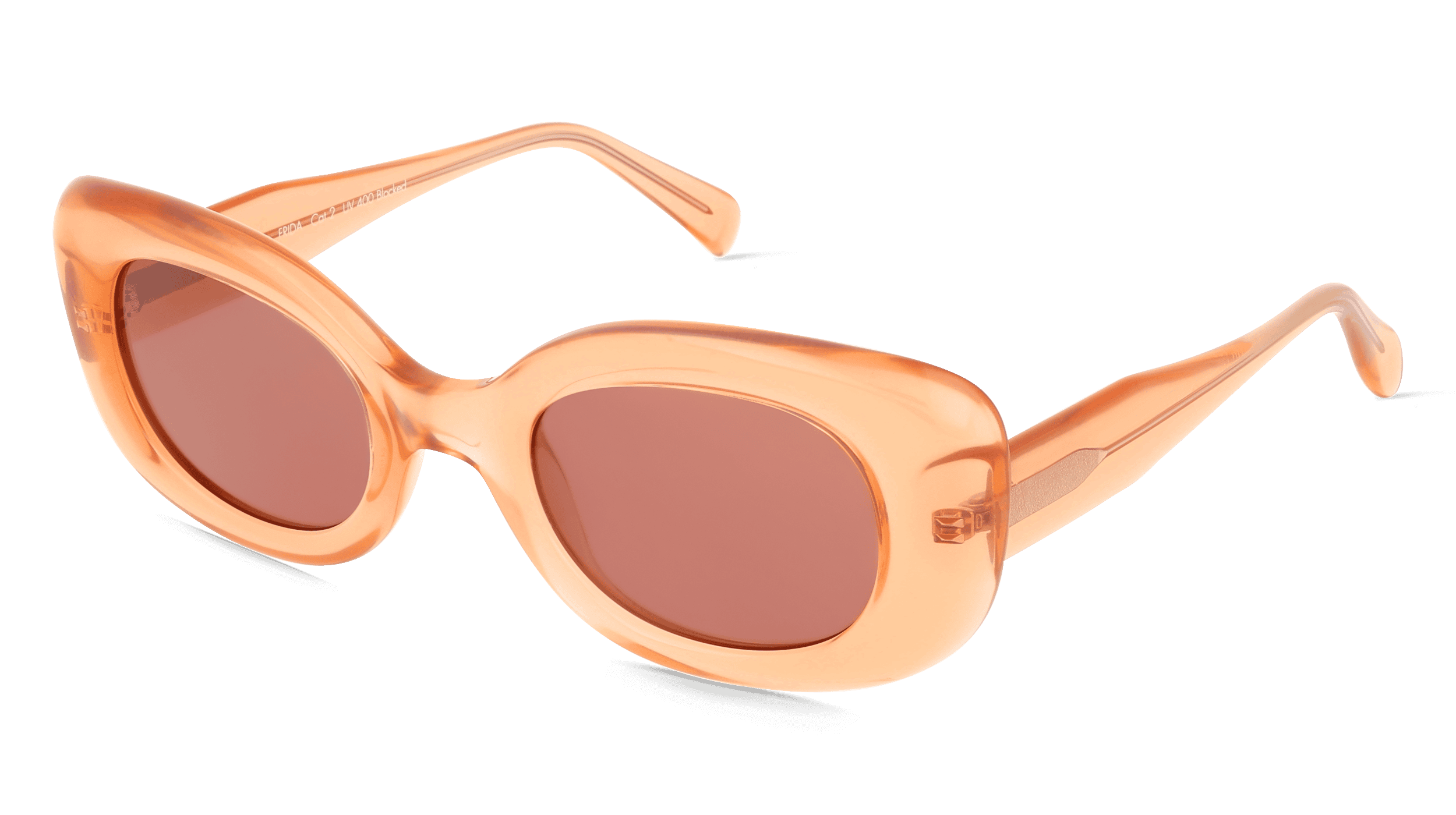 Fielmann MC 625 SUN FA FRIDA Vrouwen Zonnebril, Oranje melkachtig