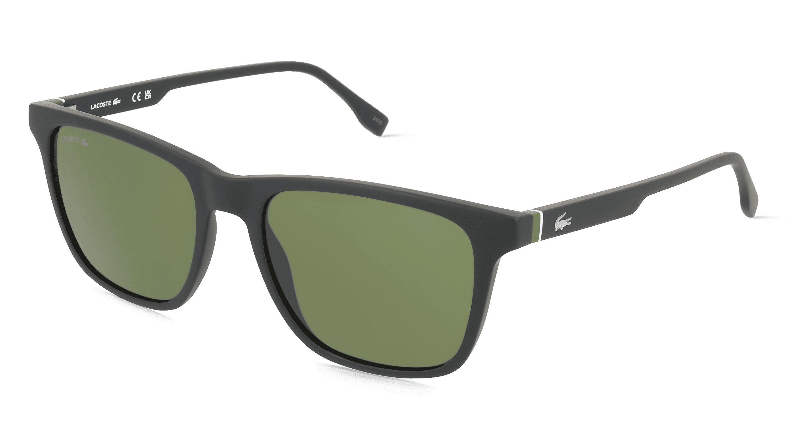 Lacoste L6041S Unisex Zonnebril, zwart mat