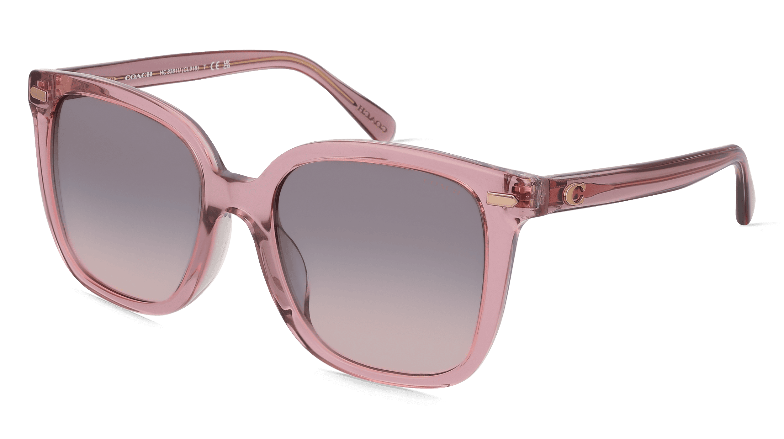 Coach HC8381U Vrouwen Zonnebril, roze
