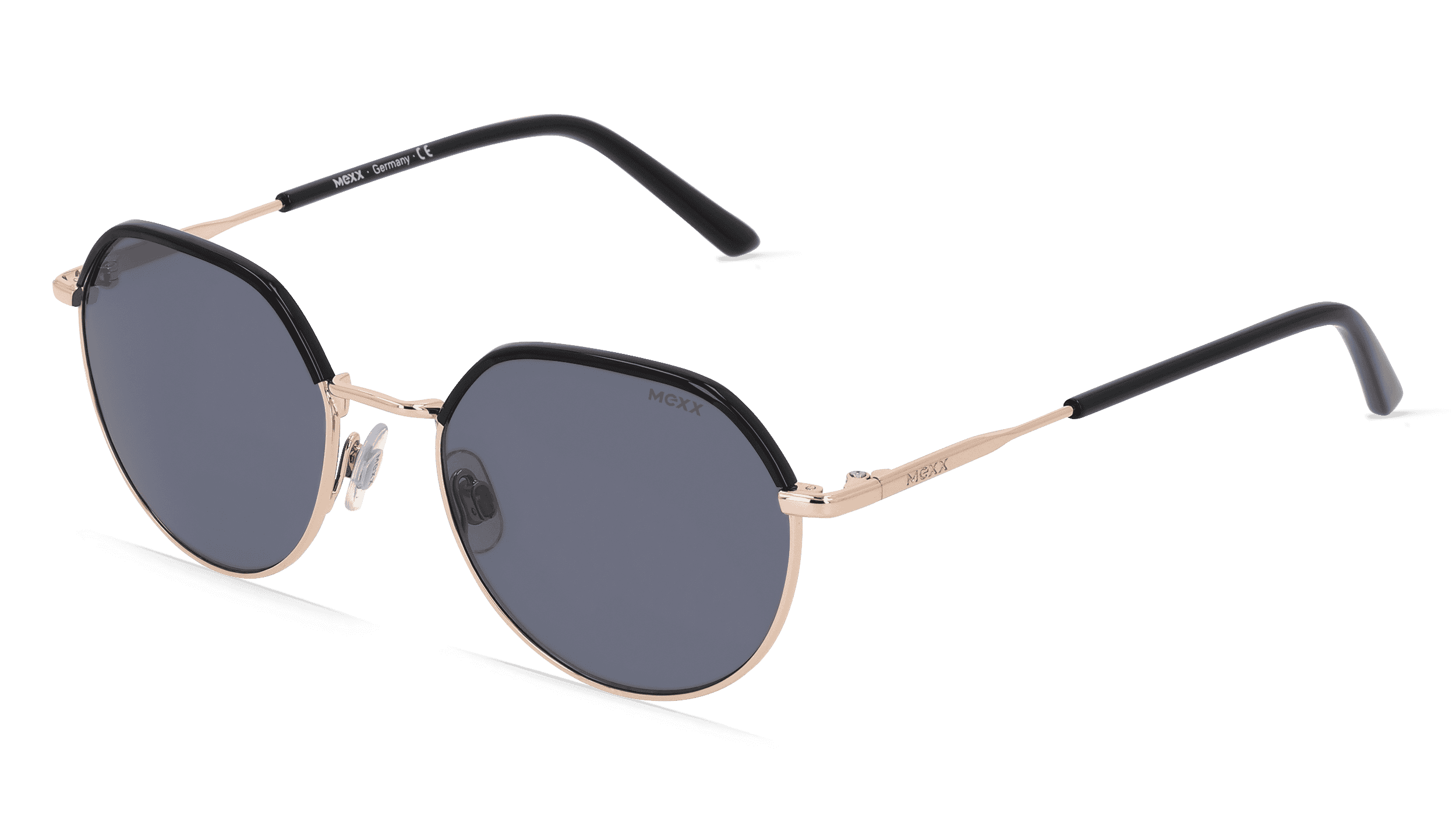 MEXX EYES 6523 Vrouwen Zonnebril, goud zwart