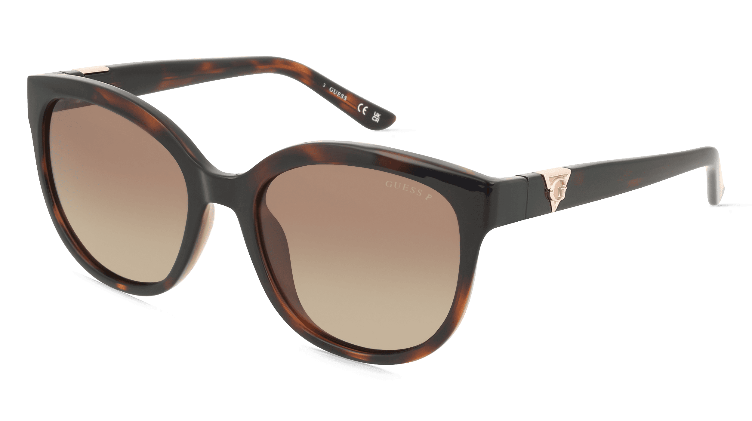 Guess GU7877 Unisex Zonnebril, Havanna donker