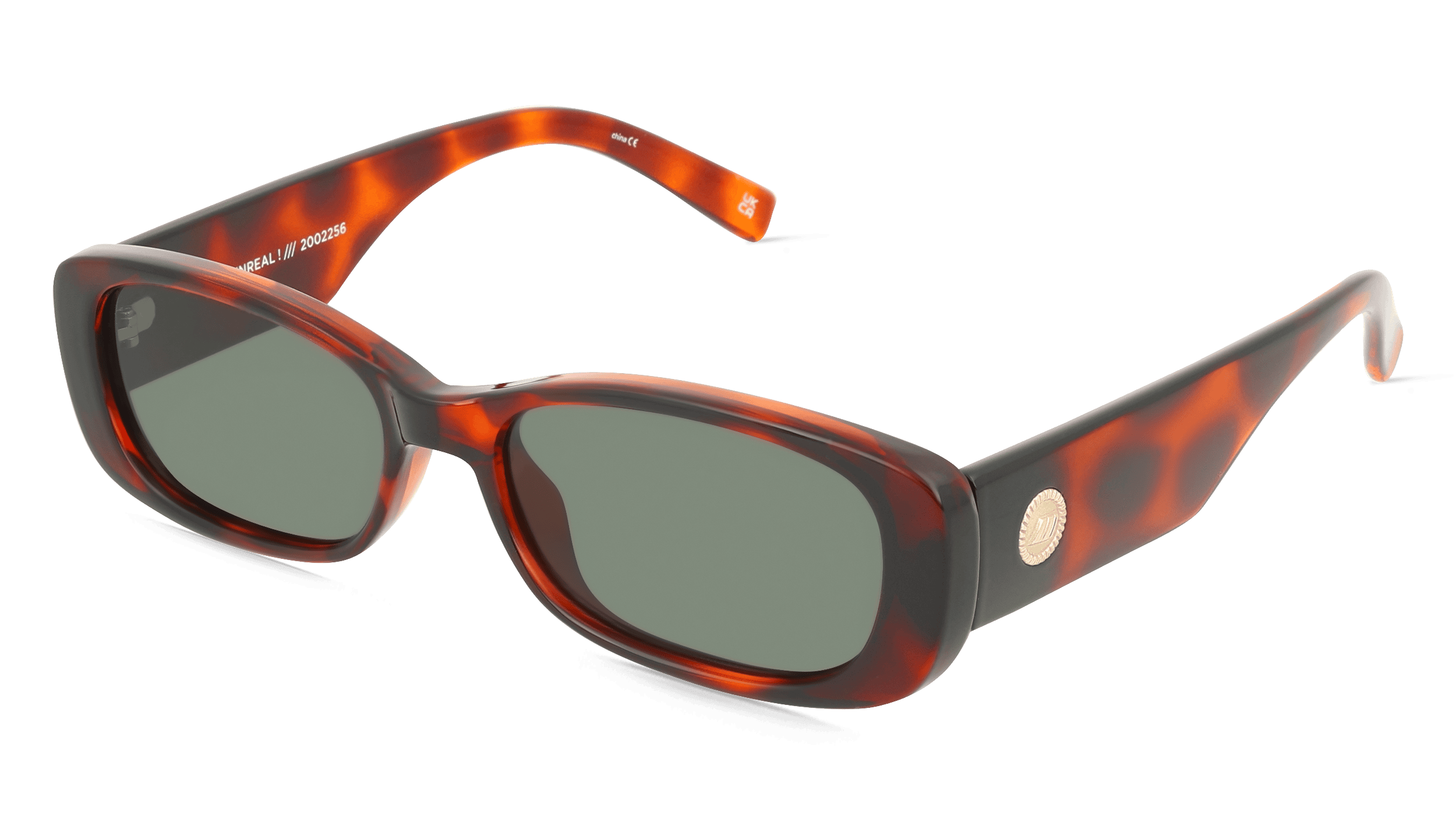 Le Specs UNREAL! Unisex Zonnebril, Bruin donker