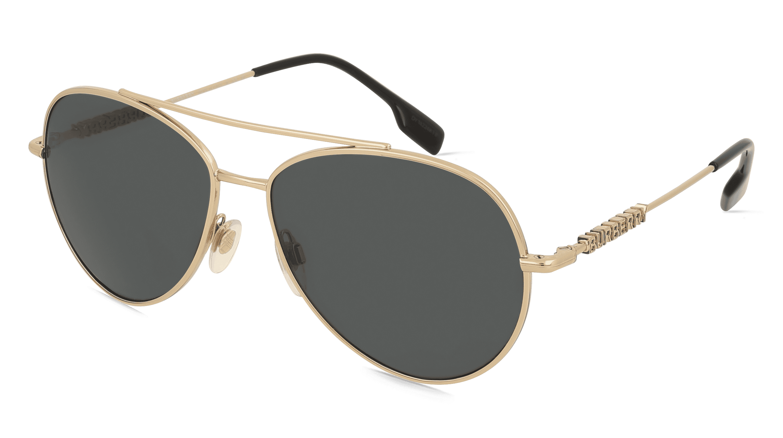 Burberry BE3147 Vrouwen Zonnebril, Goud licht
