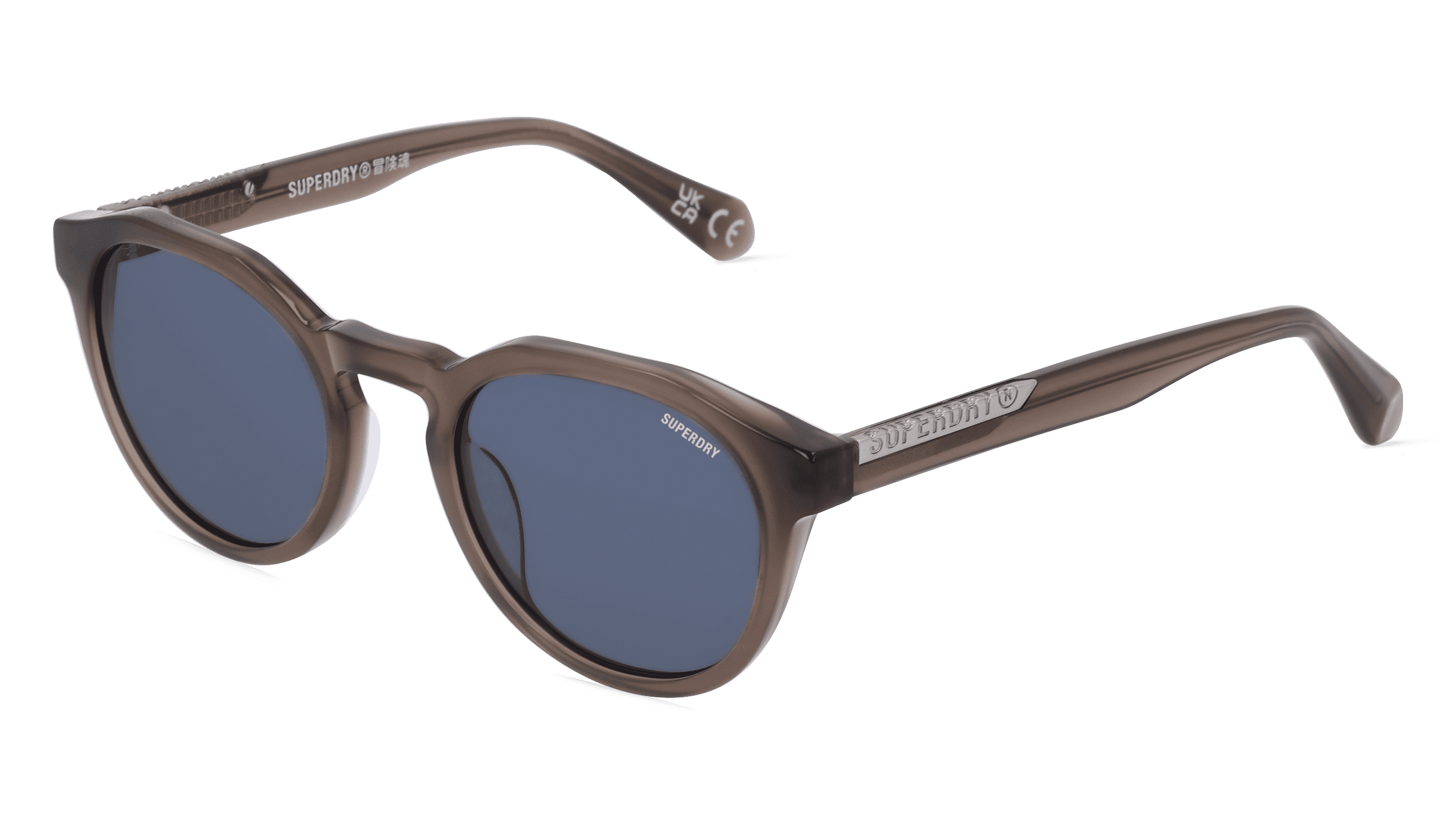 SUPERDRY 5012 Unisex Zonnebril, Grijs glanzend