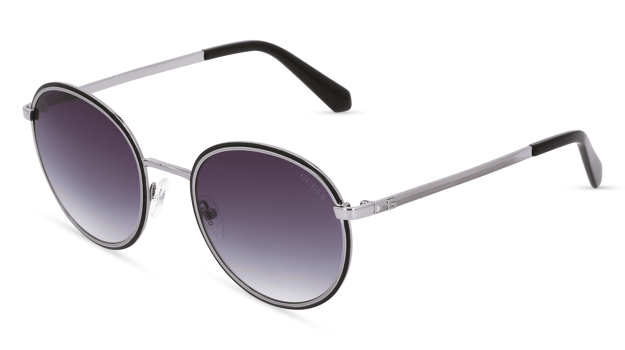 GUESS GU00047 Unisex Zonnebril, zwart gun