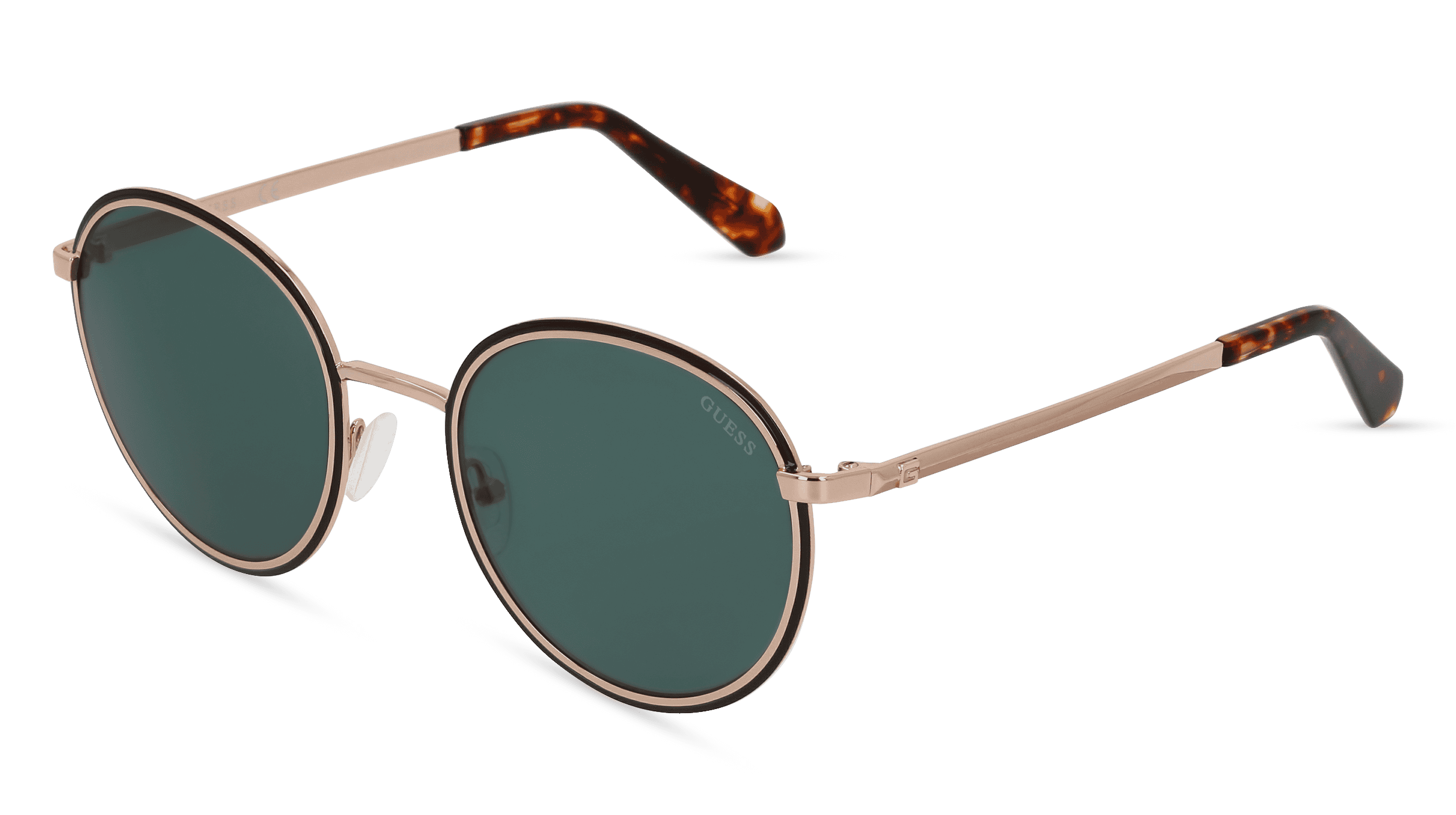 GUESS GU00047 Unisex Zonnebril, zwart goud