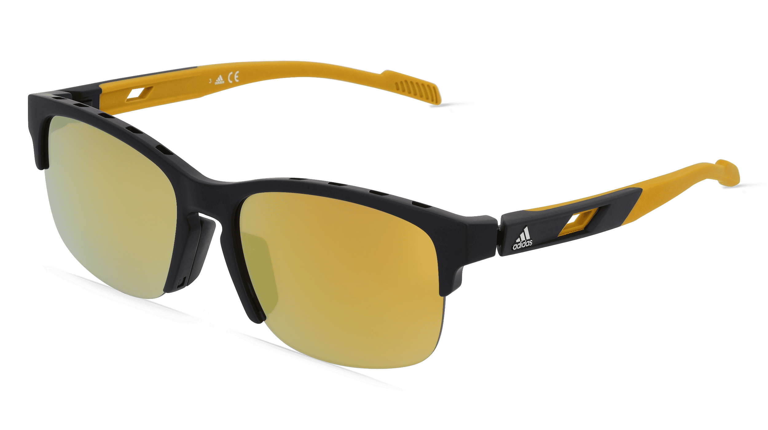 Adidas SP0048 Unisex Zonnebril, zwart mat