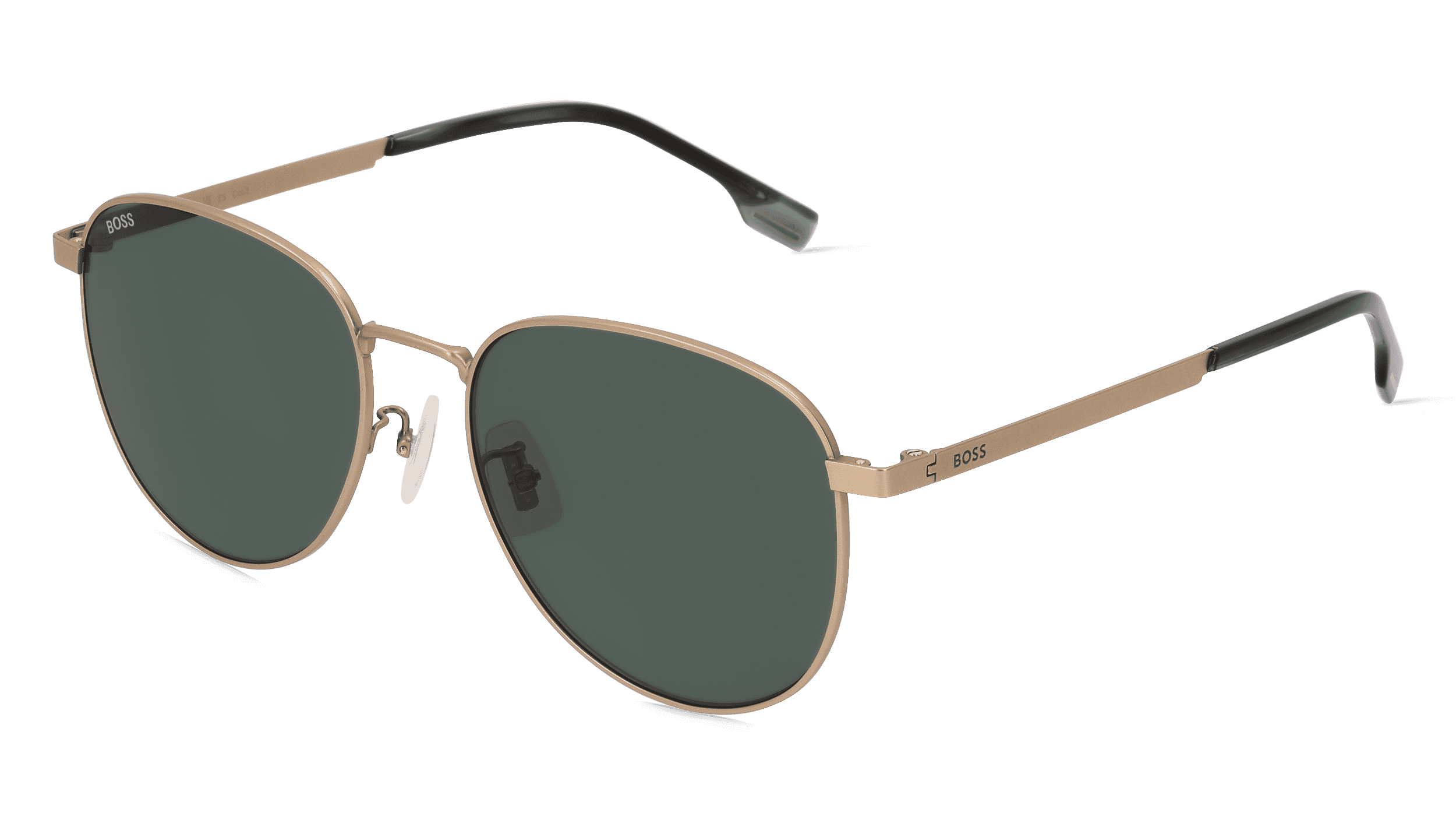 Boss 1536/F/S Mannen Zonnebril, goud mat