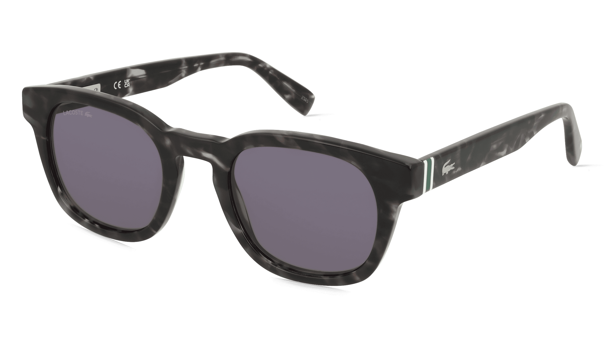 Lacoste L6015S Unisex Zonnebril, grijs havana