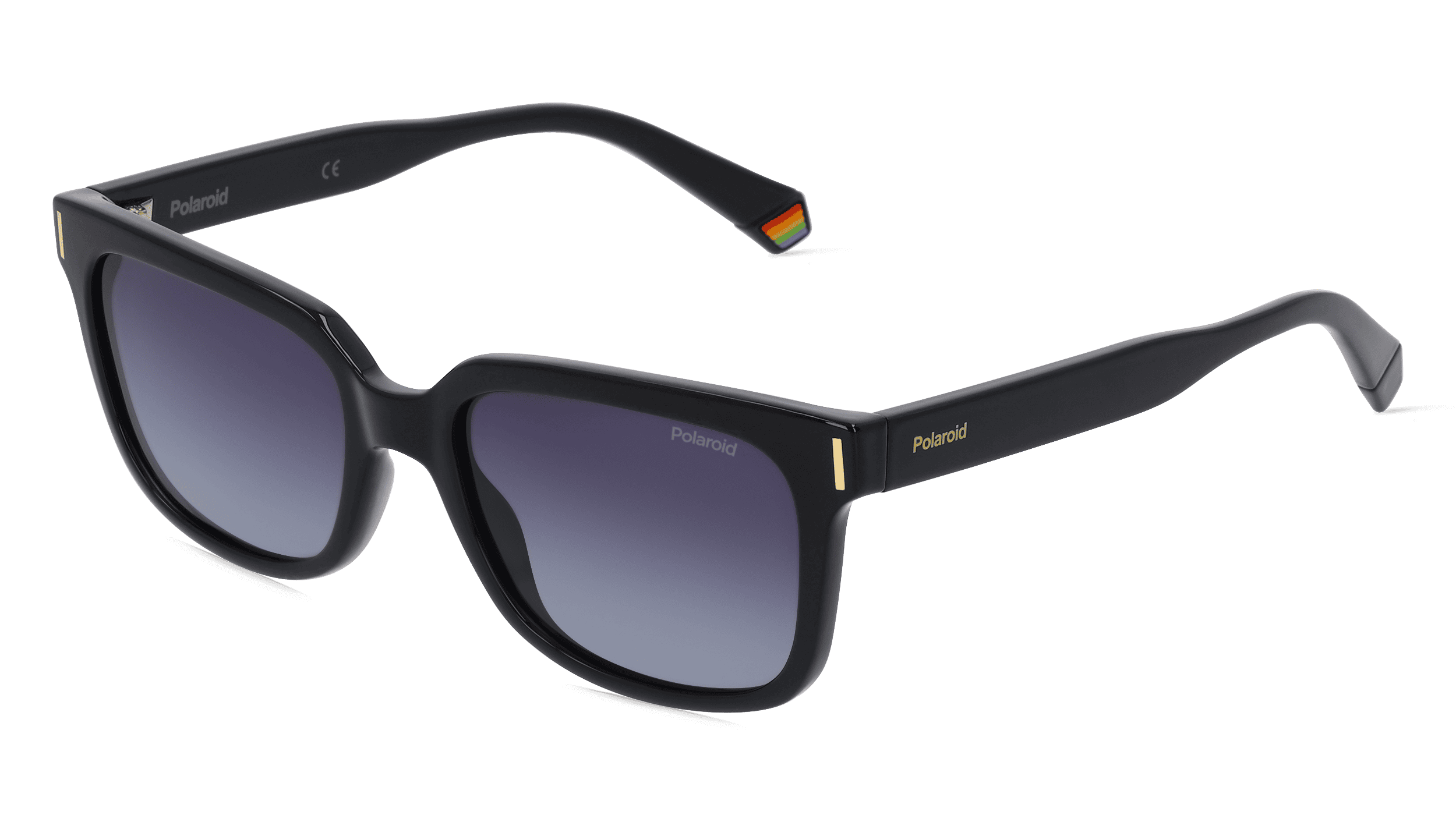 Polaroid PLD 6191/S Unisex Zonnebril, Zwart glanzend