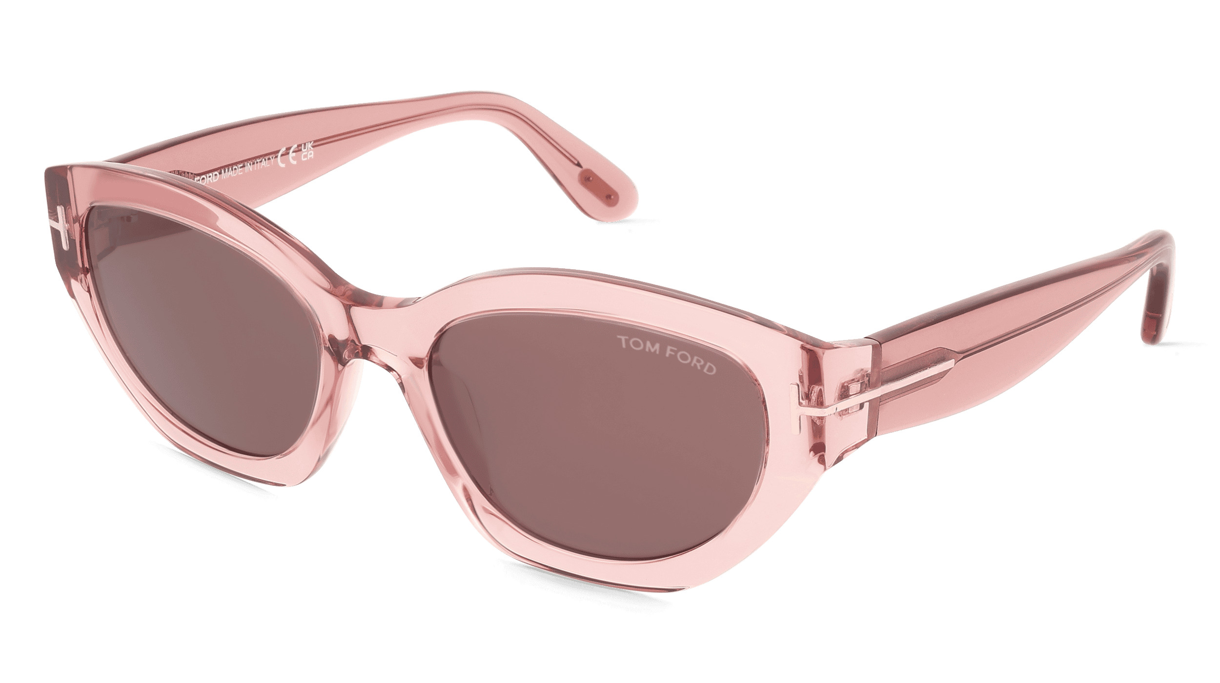 Tom Ford FT1086 PENNY Unisex Zonnebril, Pink glanzend