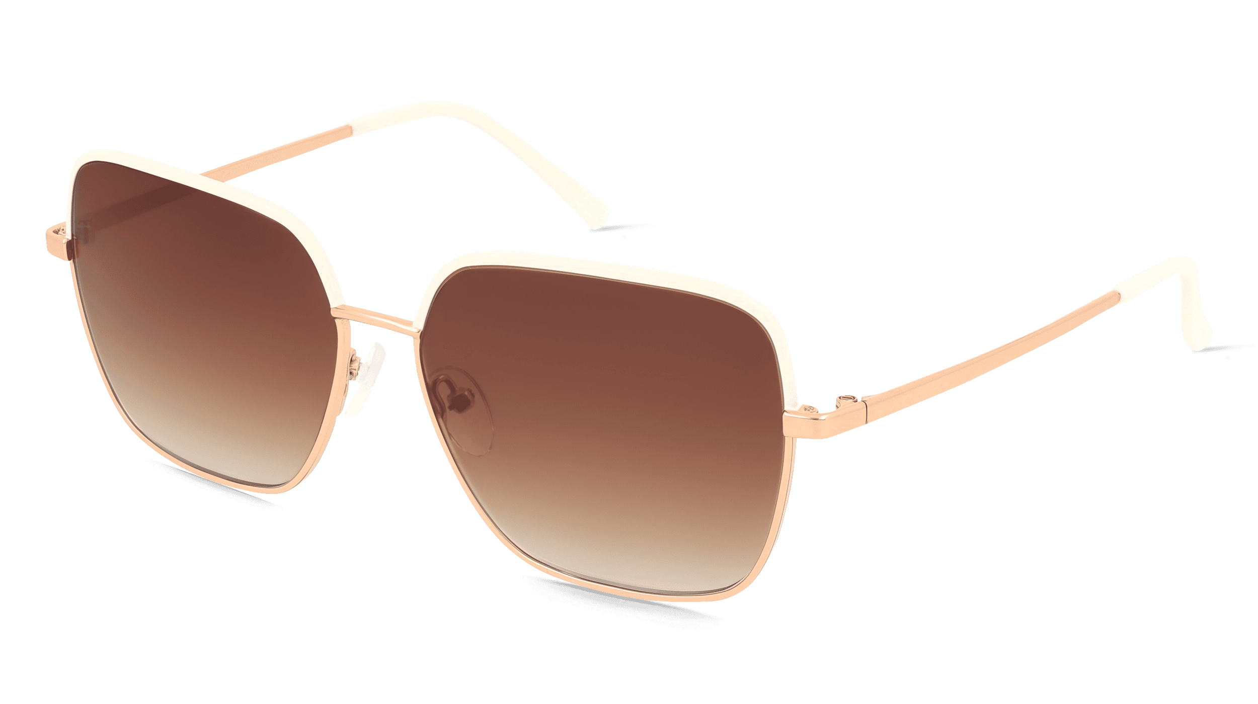 Fielmann BD 480 SUN FA EMILIE Vrouwen Zonnebril, Rosegoud wit
