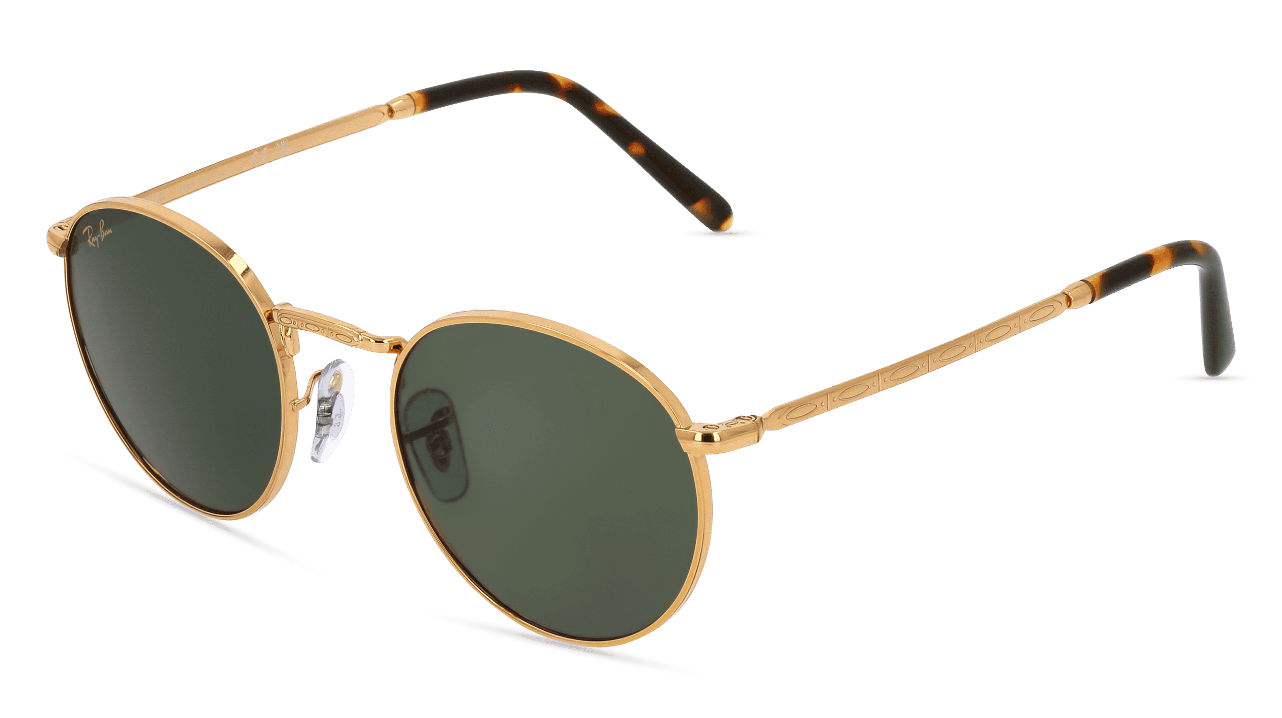RAY-BAN RB 3637 Unisex Zonnebril, Goud glanzend