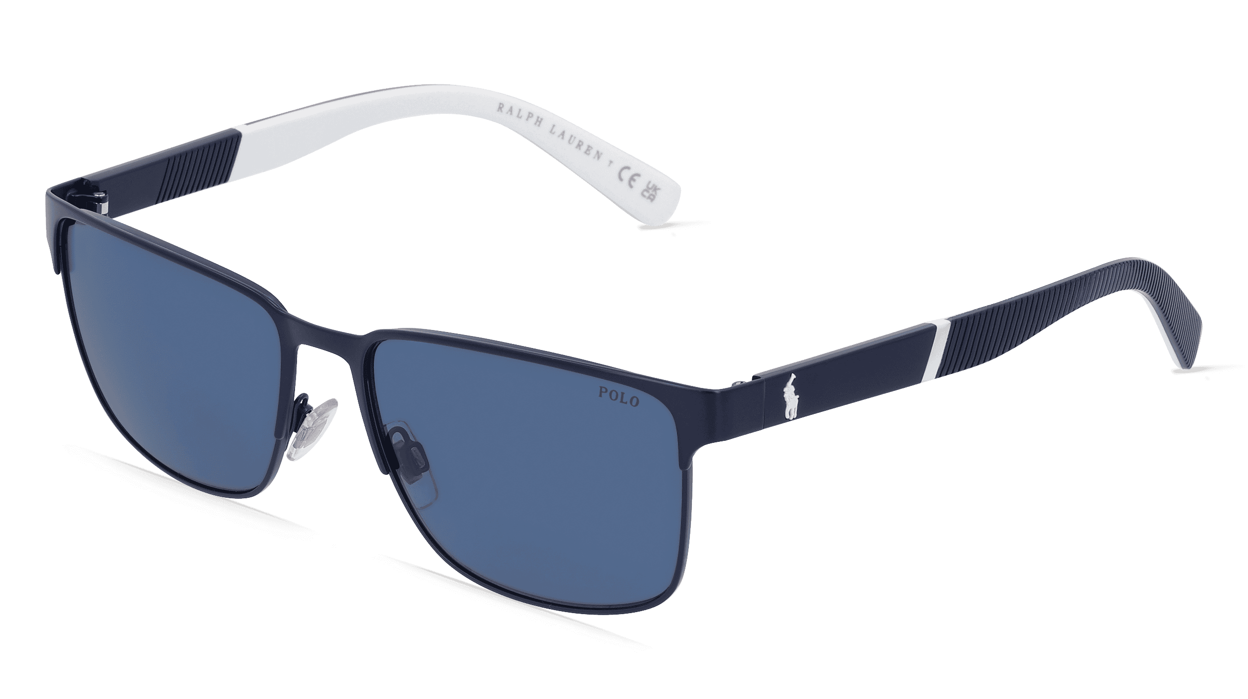 POLO RALPH LAUREN PH3143 Mannen Zonnebril, Blauw glanzend