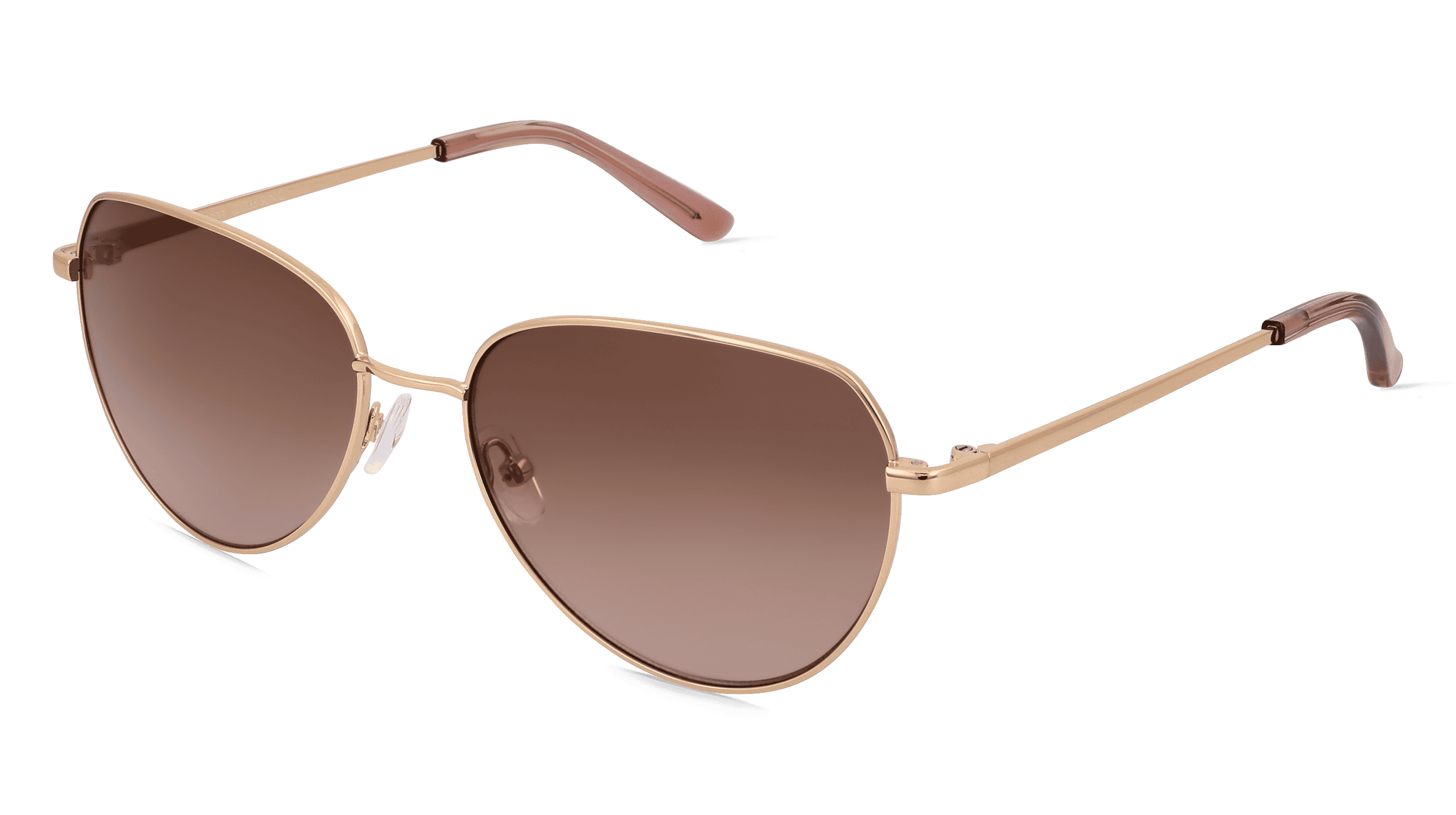 Fielmann LD 035 SUN CL Vrouwen Zonnebril, Rosegoud glanzend