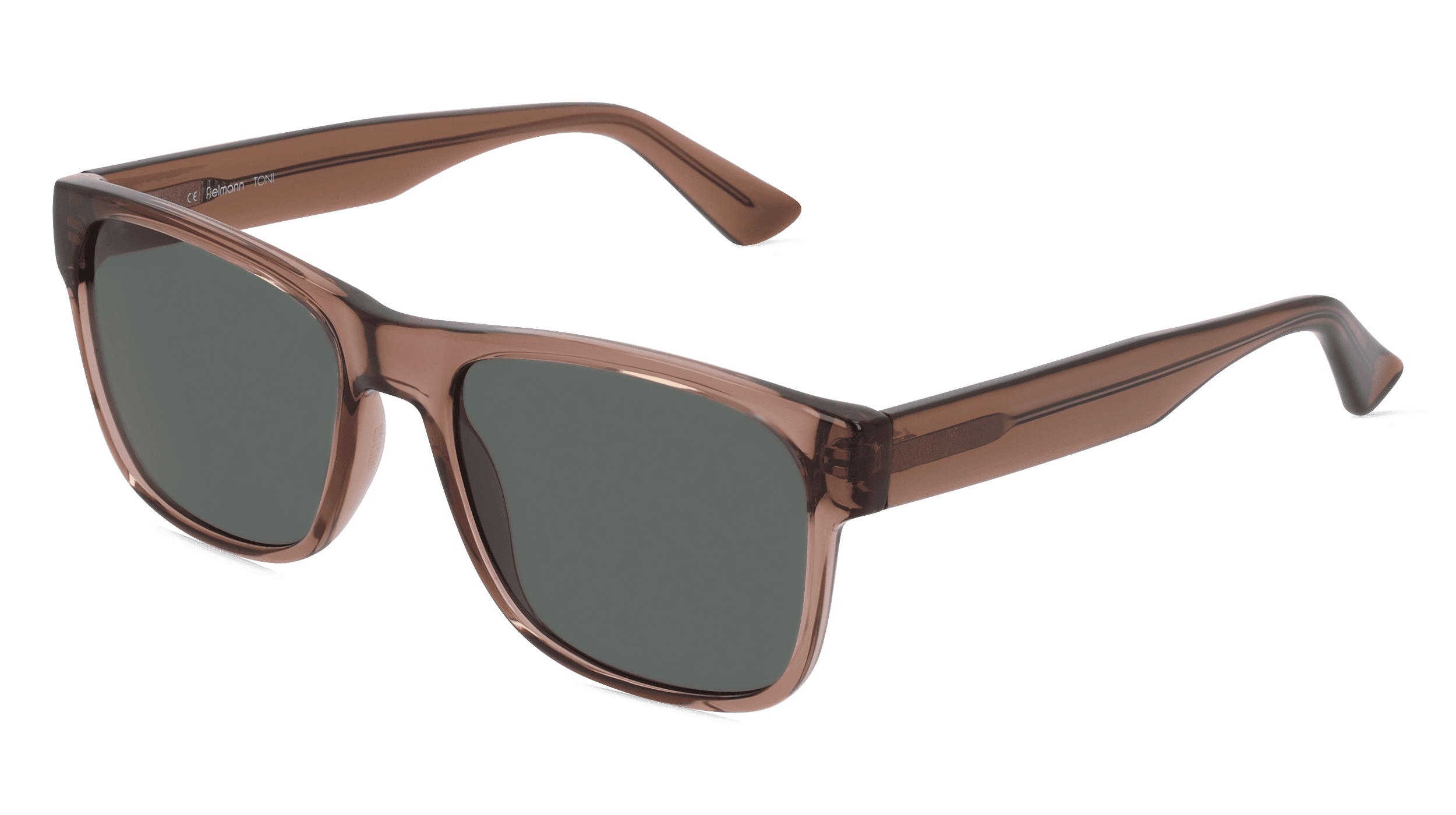 Fielmann OU 039 SUN CL TONI Mannen Zonnebril, bruin transparant