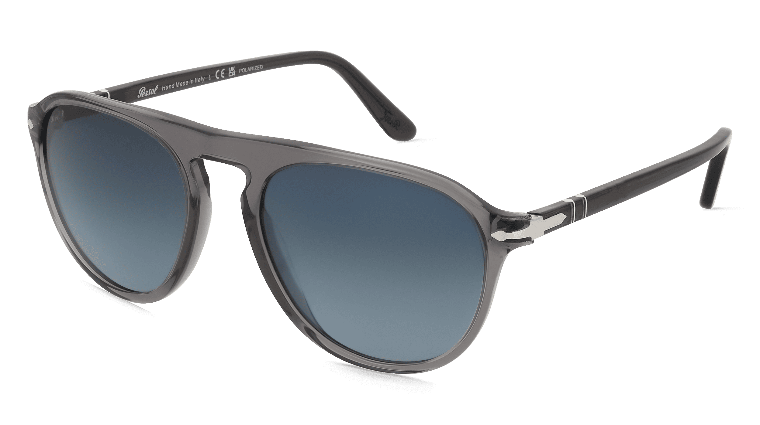 Persol 0PO3302S Unisex Zonnebril, grijs transparant