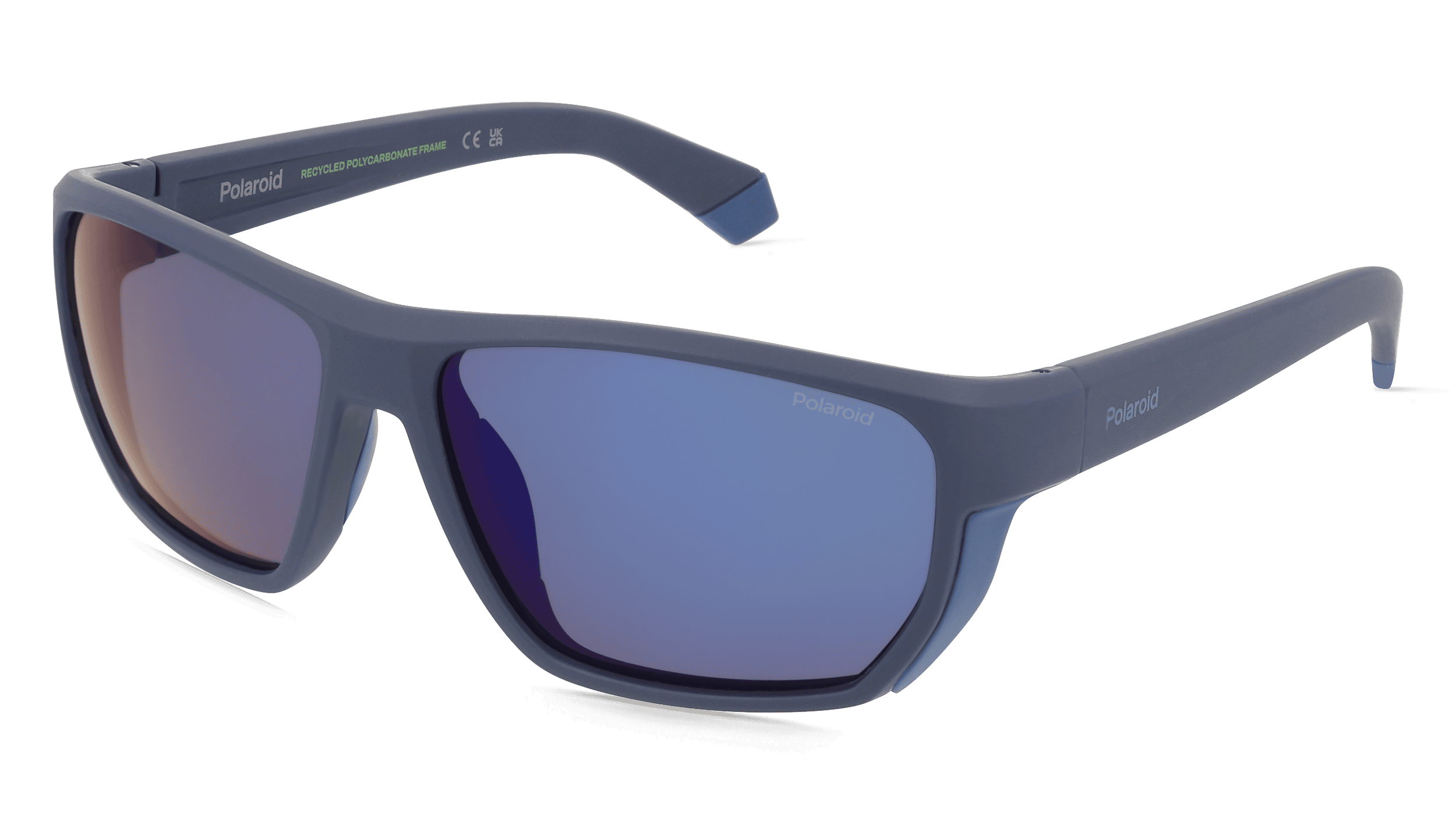 Polaroid PLD 7057/S Mannen Zonnebril, blauw mat