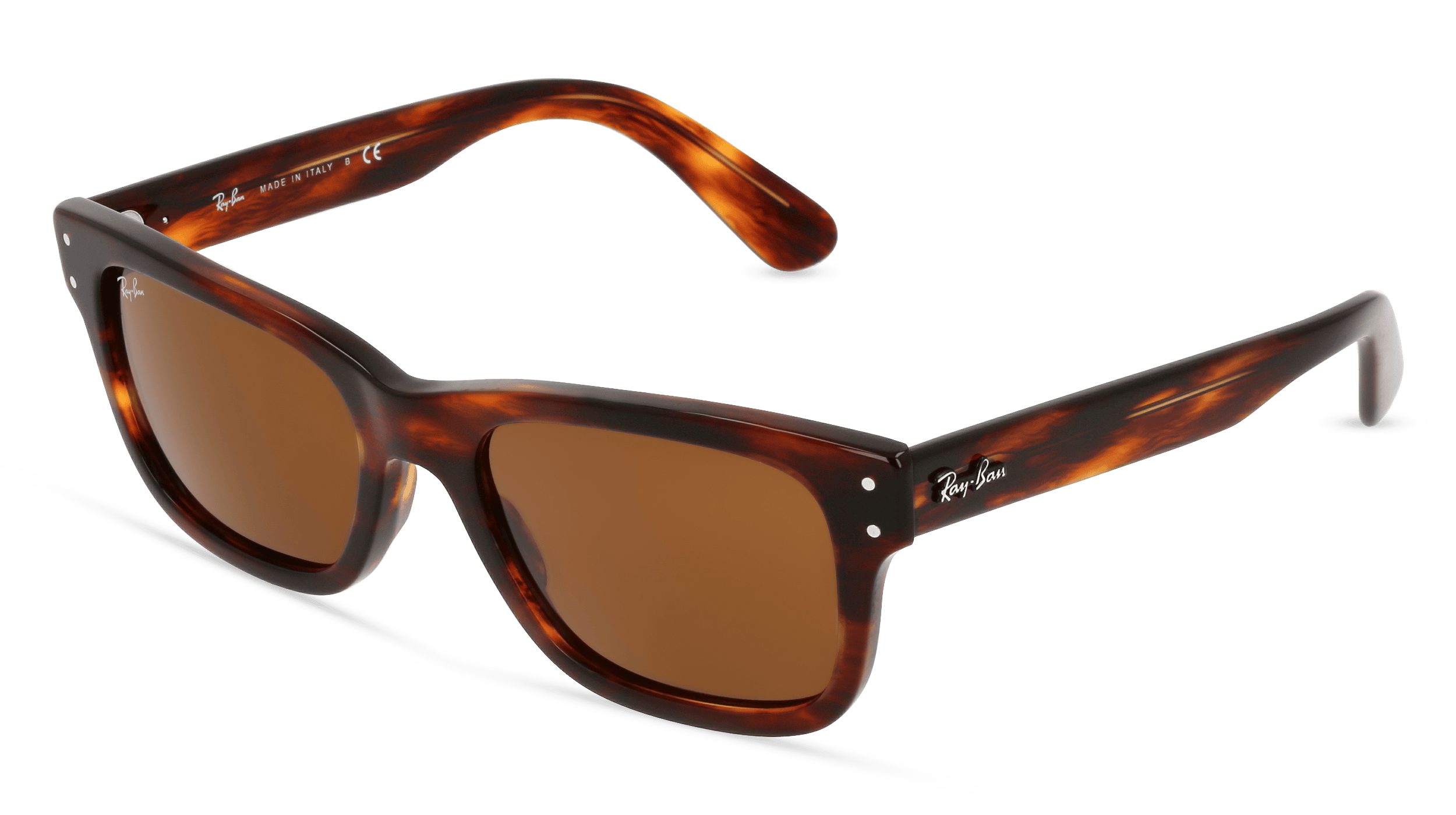 RAY-BAN RB 2283 MR BURBANK Mannen Zonnebril, Havanna gestreept