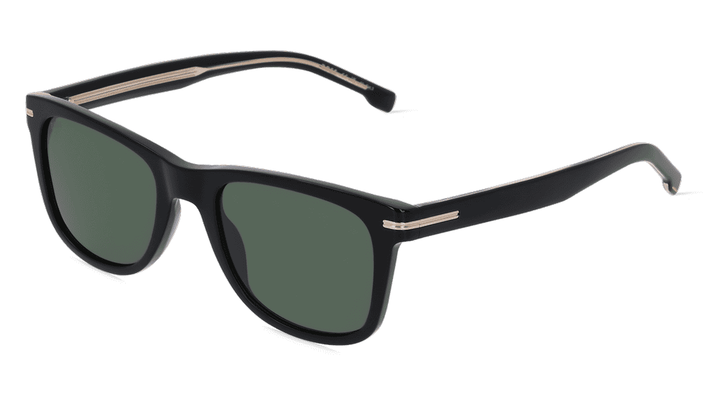 Boss 1508/S Zwart glanzend Hoekaanzicht