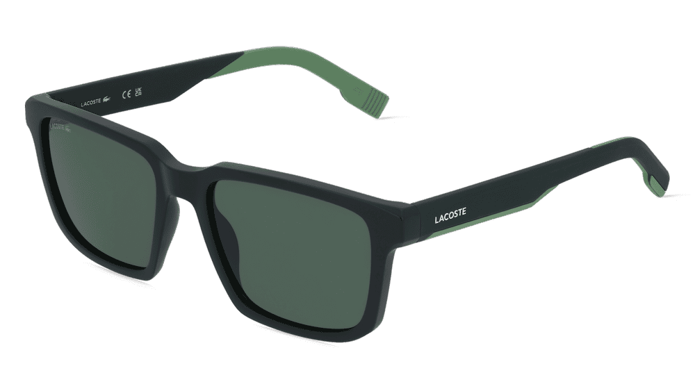 Lacoste L999S Olijf mat Hoekaanzicht