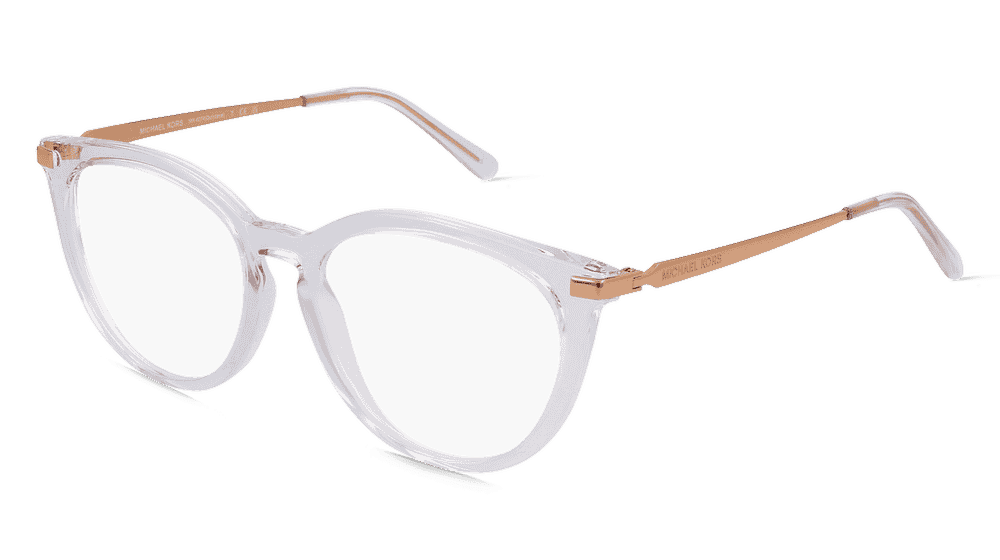 Michael Kors MK4074 Blanc transparent Vue d'angle