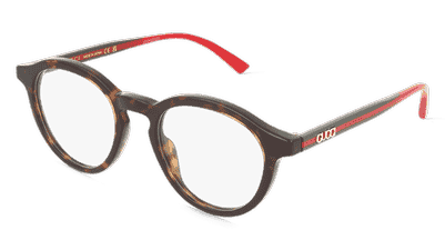 Gucci GG1871O Havanna groen Hoekaanzicht