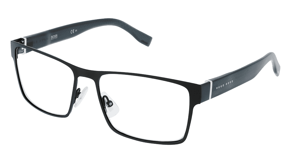 BOSS 0730/N Black matt Corner View