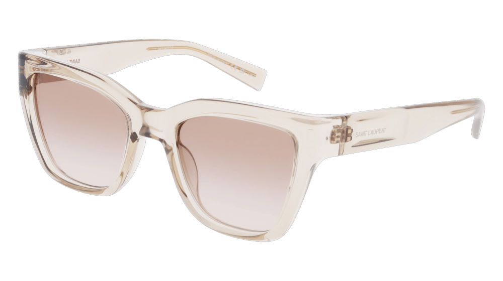 Saint Laurent SL 641 Geel bruin Hoekaanzicht