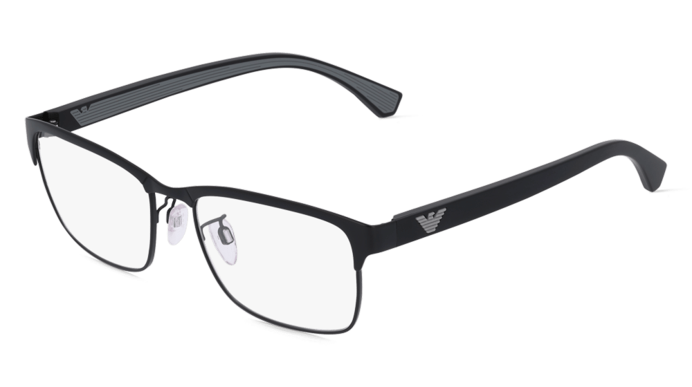 Emporio Armani EA1098 zwart Hoekaanzicht