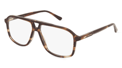 Calvin Klein CK24518 bruin havana Hoekaanzicht