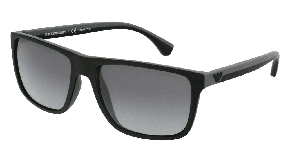 EMPORIO ARMANI EA4033 Grey rubber Corner View