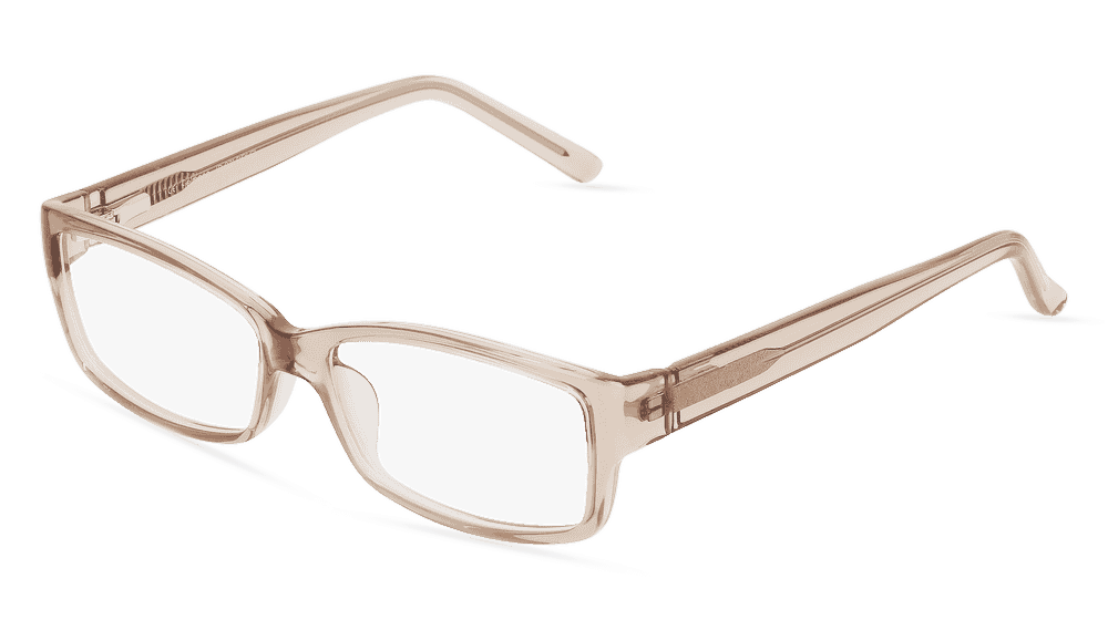 SAFIYA bruin transparant Hoekaanzicht