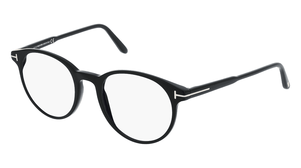 Tom Ford FT5695-B Noir Vue d'angle