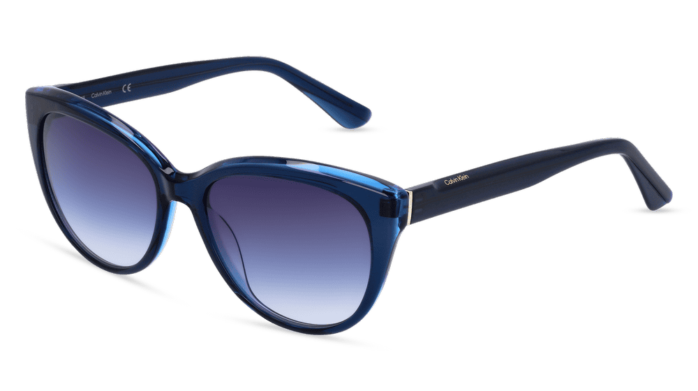 CALVIN KLEIN CK22520S blauw transparant Hoekaanzicht