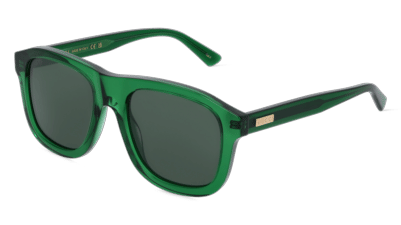Gucci GG1316S Noir brillant Vue d'angle