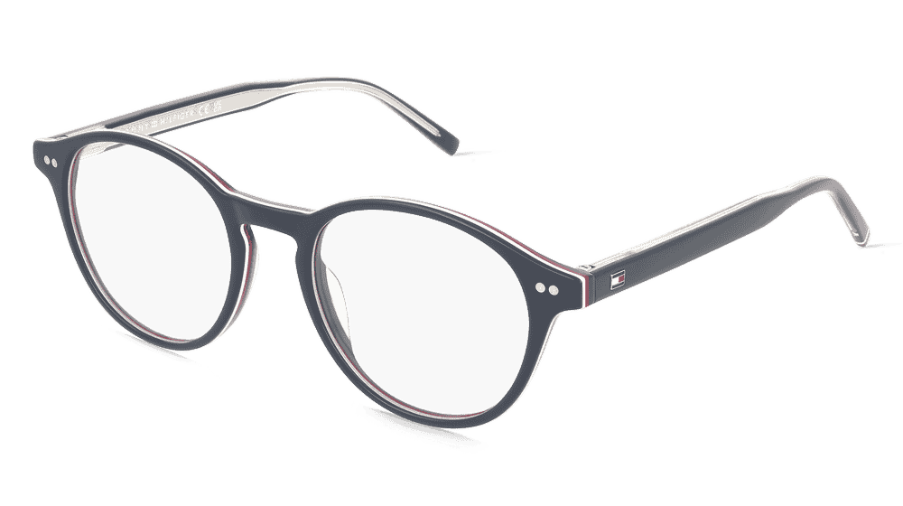 Tommy Hilfiger TH 2129 Bleu rouge Vue d'angle