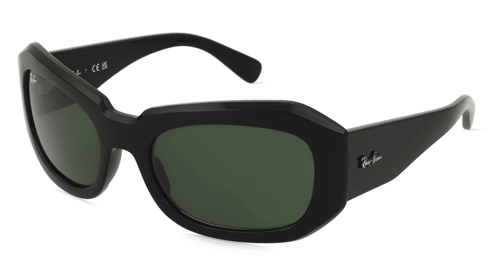 Ray-Ban 0RB2212 BEATE Noir Vue d'angle