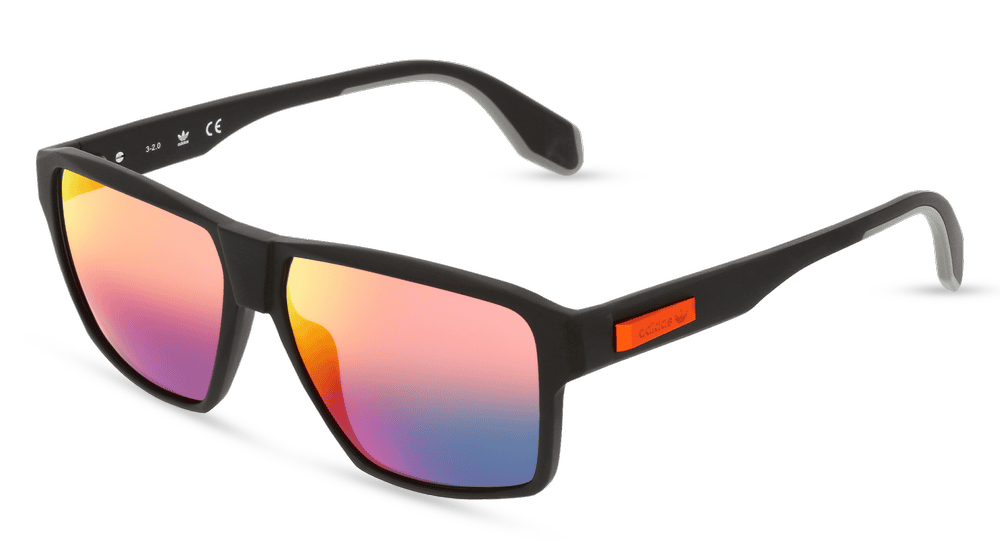 Adidas Originals OR0039 zwart mat Hoekaanzicht