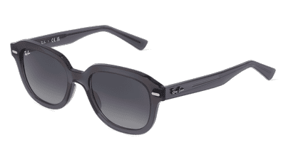 Ray-Ban RB4398 blauw grijs Hoekaanzicht