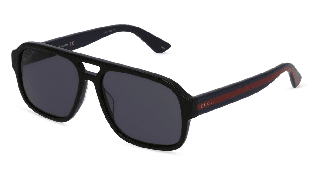 GUCCI GG0925S Zwart glanzend Hoekaanzicht