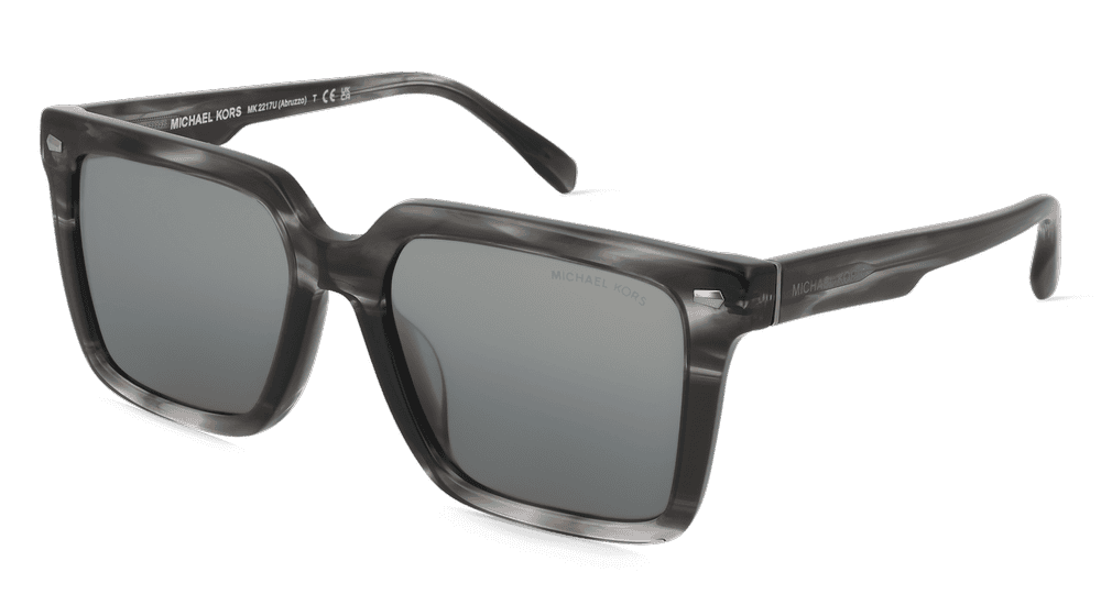 Michael Kors 0MK2217U ABRUZZO Noir corne Vue d'angle