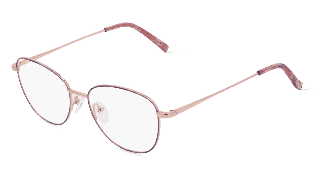 Fielmann BD 500 CL Goud lila Hoekaanzicht