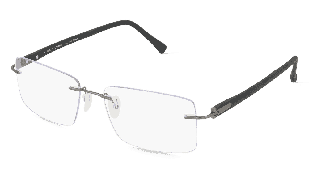 Fielmann COMFORT 116 CL Gris gun Vue d'angle