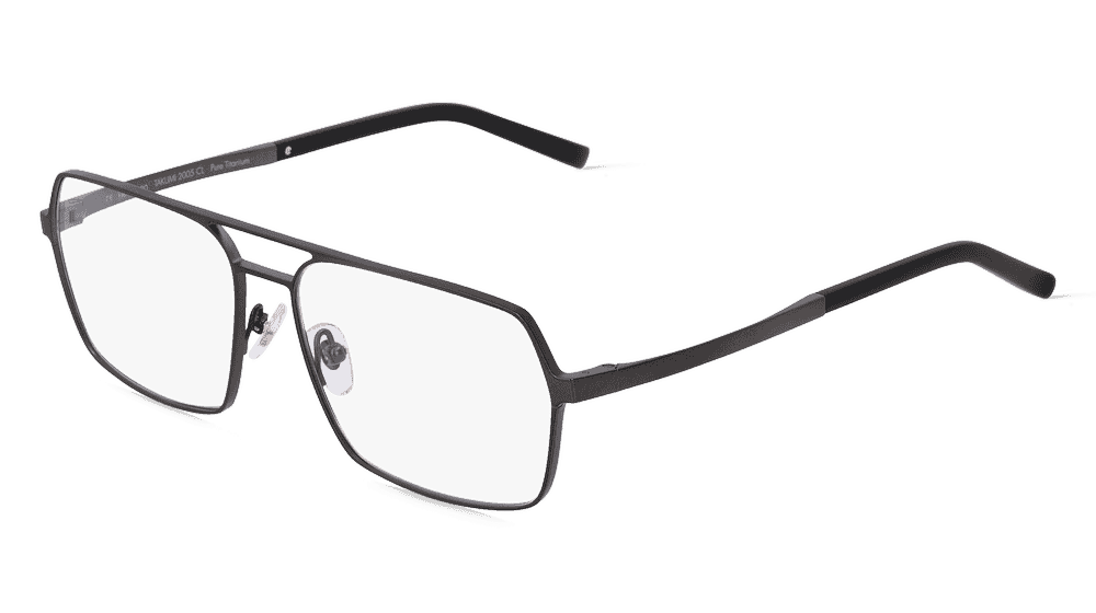 Fielmann TAKUMI 2005 CL Gun foncé Vue d'angle