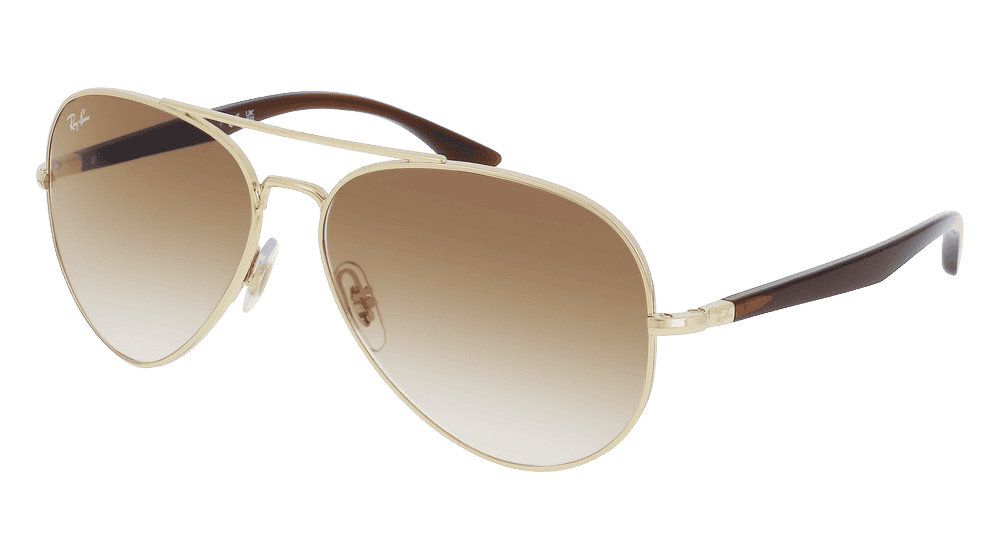 RAY-BAN RB 3675 Gold Corner View