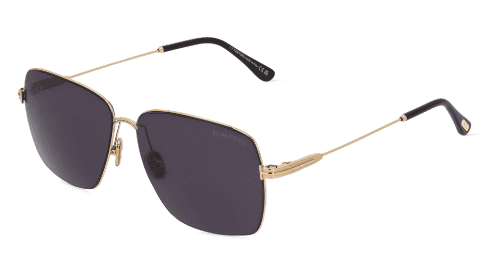 Tom Ford FT0994 PIERRE-02 Doré brillant Vue d'angle