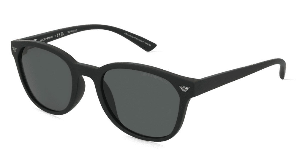 Emporio Armani 0EA4225U zwart mat Hoekaanzicht