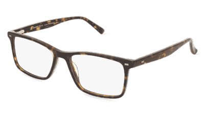 Fielmann BD 552 FLEX CL GEORG Noir brillant Vue d'angle