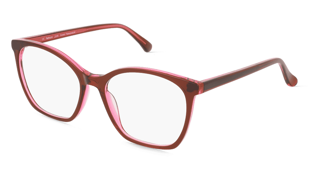 Fielmann ABC 085 FA JULIA rood roze Hoekaanzicht